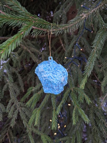 Turquoise Lump  - Christmas toy