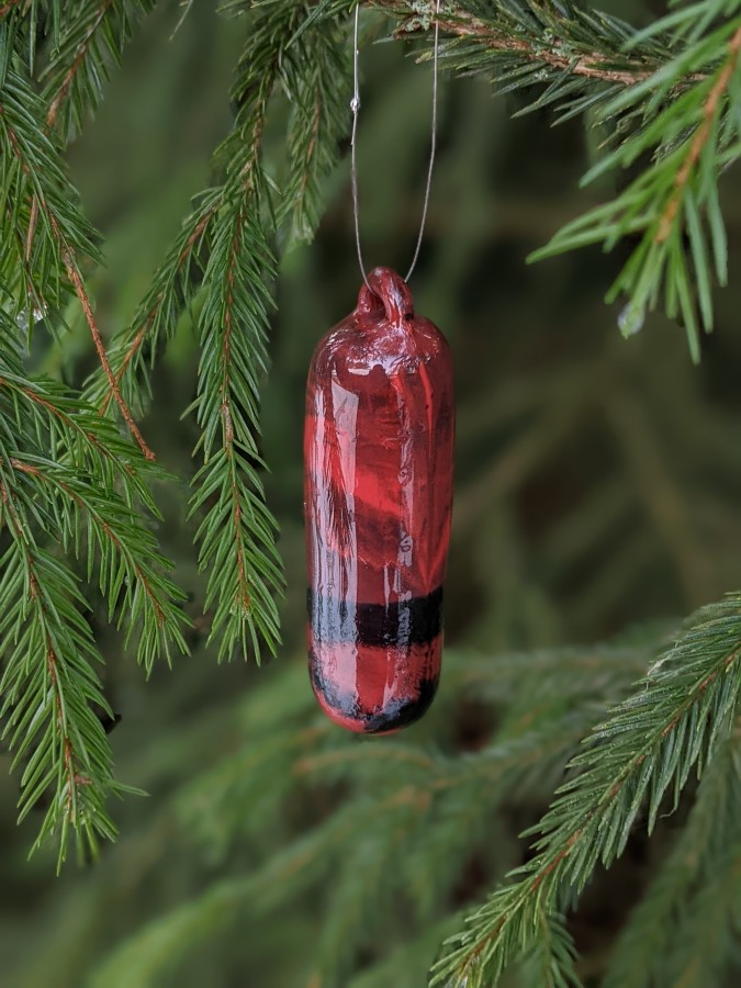 Fiery icicle  - Christmas toy