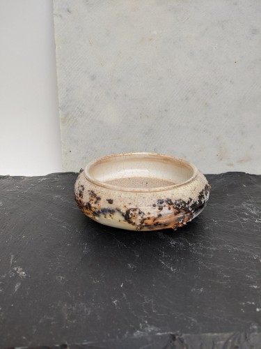 Porcelain bowl for jewelry - Anagama bowl